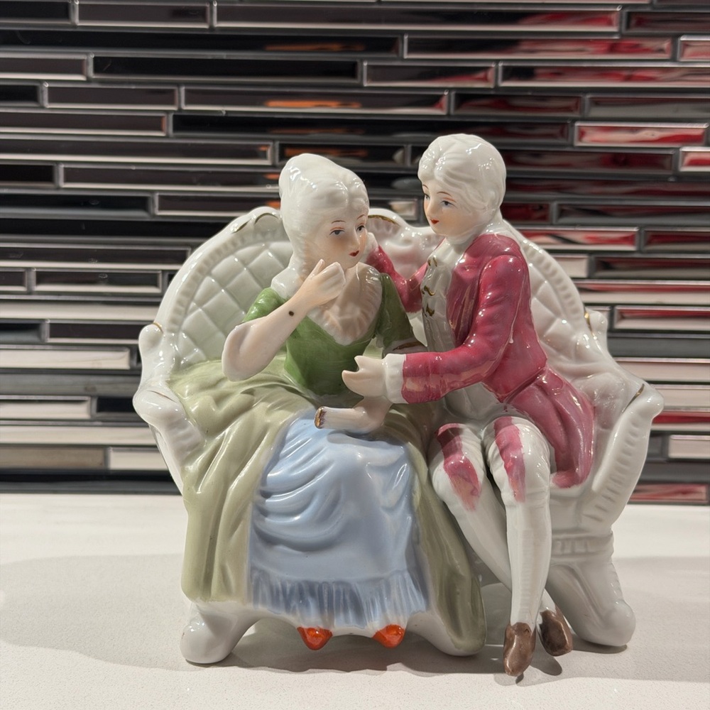 Elegant Porcelain Couple Figurine